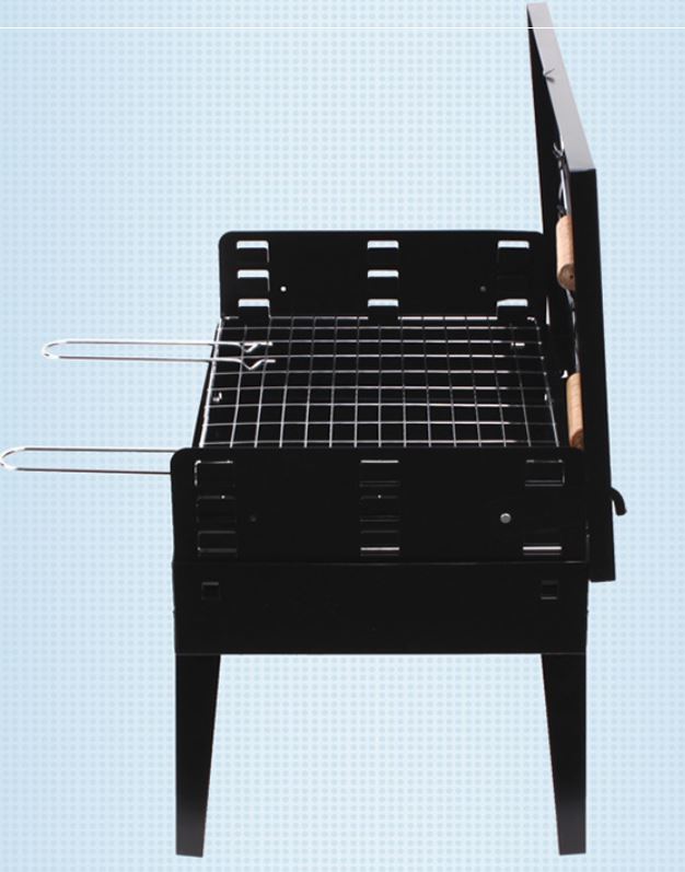 Alat Panggang Arang BBQ Grill Stove Foldable Black 